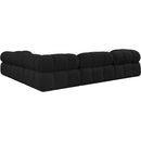  Manufacturer Color_Black -- Meridian Ames Fabric 5 pc Sectional IMAGE 3