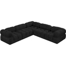  Manufacturer Color_Black -- Meridian Ames Fabric 5 pc Sectional IMAGE 5