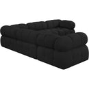  Manufacturer Color_Black -- Meridian Ames Fabric 5 pc Sectional IMAGE 6