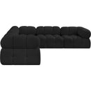  Manufacturer Color_Black -- Meridian Ames Fabric 5 pc Sectional IMAGE 7
