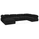  Manufacturer Color_Black -- Meridian Ames Fabric 6 pc Sectional IMAGE 16