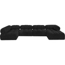  Manufacturer Color_Black -- Meridian Ames Fabric 6 pc Sectional IMAGE 4