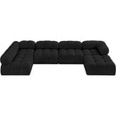  Manufacturer Color_Black -- Meridian Ames Fabric 6 pc Sectional IMAGE 5