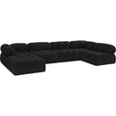  Manufacturer Color_Black -- Meridian Ames Fabric 6 pc Sectional IMAGE 6