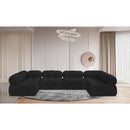  Manufacturer Color_Black -- Meridian Ames Fabric 6 pc Sectional IMAGE 2