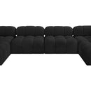  Manufacturer Color_Black -- Meridian Ames Fabric 6 pc Sectional IMAGE 10