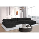  Manufacturer Color_Black -- Meridian Ames Fabric 6 pc Sectional IMAGE 2