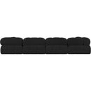  Manufacturer Color_Black -- Meridian Ames Fabric 6 pc Sectional IMAGE 3
