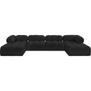  Manufacturer Color_Black -- Meridian Ames Fabric 6 pc Sectional IMAGE 4