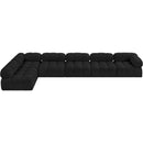  Manufacturer Color_Black -- Meridian Ames Fabric 6 pc Sectional IMAGE 5