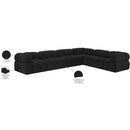  Manufacturer Color_Black -- Meridian Ames Fabric 6 pc Sectional IMAGE 16