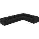 Manufacturer Color_Black -- Meridian Ames Fabric 6 pc Sectional IMAGE 5