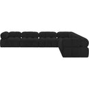  Manufacturer Color_Black -- Meridian Ames Fabric 6 pc Sectional IMAGE 6