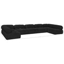  Manufacturer Color_Black -- Meridian Ames Fabric 7 pc Sectional IMAGE 15