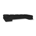 Manufacturer Color_Black -- Meridian Ames Fabric 7 pc Sectional IMAGE 1
