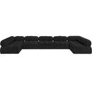  Manufacturer Color_Black -- Meridian Ames Fabric 7 pc Sectional IMAGE 4