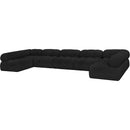  Manufacturer Color_Black -- Meridian Ames Fabric 7 pc Sectional IMAGE 6