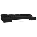  Manufacturer Color_Black -- Meridian Ames Fabric 7 pc Sectional IMAGE 12