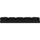  Manufacturer Color_Black -- Meridian Ames Fabric 7 pc Sectional IMAGE 3