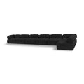  Manufacturer Color_Black -- Meridian Ames Fabric 7 pc Sectional IMAGE 1