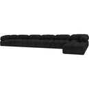  Manufacturer Color_Black -- Meridian Ames Fabric 7 pc Sectional IMAGE 5