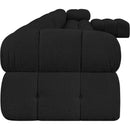  Manufacturer Color_Black -- Meridian Ames Fabric 7 pc Sectional IMAGE 6