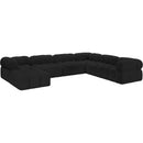  Manufacturer Color_Black -- Meridian Ames Fabric 7 pc Sectional IMAGE 3