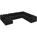  Manufacturer Color_Black -- Meridian Ames Fabric 7 pc Sectional IMAGE 4