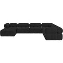  Manufacturer Color_Black -- Meridian Ames Fabric 7 pc Sectional IMAGE 5