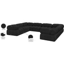  Manufacturer Color_Black -- Meridian Ames Fabric 8 pc Sectional IMAGE 17