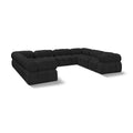  Manufacturer Color_Black -- Meridian Ames Fabric 8 pc Sectional IMAGE 1