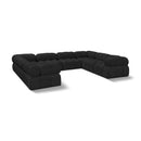  Manufacturer Color_Black -- Meridian Ames Fabric 8 pc Sectional IMAGE 1