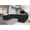  Manufacturer Color_Black -- Meridian Ames Fabric 8 pc Sectional IMAGE 2