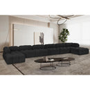  Manufacturer Color_Black -- Meridian Ames Fabric 8 pc Sectional IMAGE 2