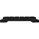  Manufacturer Color_Black -- Meridian Ames Fabric 8 pc Sectional IMAGE 3