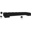  Manufacturer Color_Black -- Meridian Ames Fabric 9 pc Sectional IMAGE 13