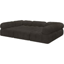  Manufacturer Color_Brown -- Ames 102" Brown Boucle Fabric Upholstered 6 pc Modular Sectional IMAGE 6