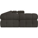  Manufacturer Color_Brown -- Ames 170" Brown Boucle Fabric Upholstered 7 pc Modular Sectional IMAGE 7