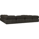  Manufacturer Color_Brown -- Ames 136" Brown Boucle Fabric Upholstered 8 pc Modular Sectional IMAGE 6