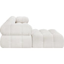  Manufacturer Color_Cream -- Ames 102" Cream Boucle Fabric Upholstered 4 pc Modular Sectional IMAGE 7