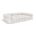  Manufacturer Color_Cream -- Ames 102" Cream Boucle Fabric Upholstered 6 pc Modular Sectional IMAGE 1