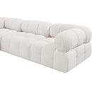  Manufacturer Color_Cream -- Ames 136" Cream Boucle Fabric Upholstered 7 pc Modular Sectional IMAGE 10