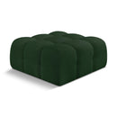  Manufacturer Color_Green -- Ames Green Boucle Fabric Upholstered Modular Ottoman IMAGE 1
