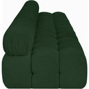  Manufacturer Color_Green -- Ames 136" Green Boucle Fabric Upholstered 4 pc Armless Modular Sofa IMAGE 7