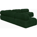  Manufacturer Color_Green -- Ames 102" Green Boucle Fabric Upholstered 5 pc Modular Sectional IMAGE 6