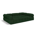  Manufacturer Color_Green -- Ames 102" Green Boucle Fabric Upholstered 6 pc Modular Sectional IMAGE 1