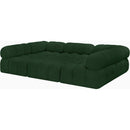  Manufacturer Color_Green -- Ames 102" Green Boucle Fabric Upholstered 6 pc Modular Sectional IMAGE 6