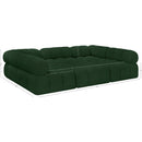  Manufacturer Color_Green -- Ames 102" Green Boucle Fabric Upholstered 6 pc Modular Sectional IMAGE 9