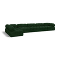  Manufacturer Color_Green -- Ames 170" Green Boucle Fabric Upholstered 6 pc Modular Sectional IMAGE 1
