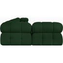  Manufacturer Color_Green -- Ames 170" Green Boucle Fabric Upholstered 6 pc Modular Sectional IMAGE 7